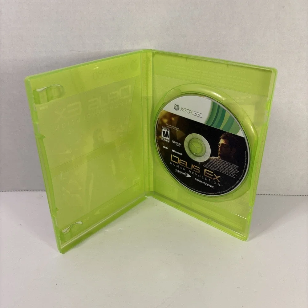 Deus Ex Human Revolution Xbox 360 Complete No Manual Tested